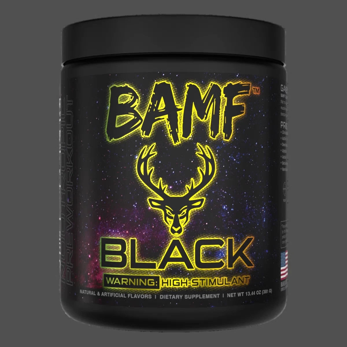 Bucked Up Bamf Black Pre Entreno 30 Servicios